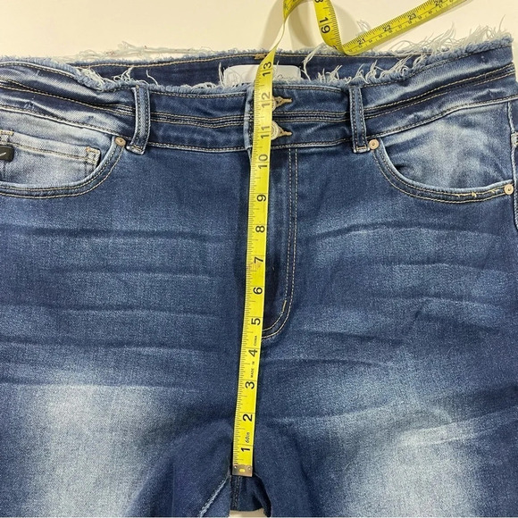 Kancan Skinny Jeans Raw Hem Size XL Distressed - Picture 5 of 6